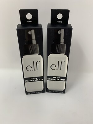2x e.l.f. Daily Makeup Brush Cleaner 2.02 Oz Each