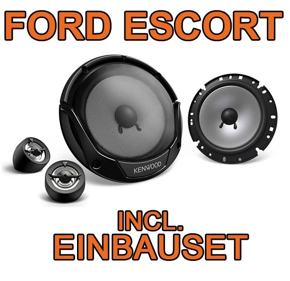 300-ВАТТНЫЙ ЛАУТСПРЕХТЕР Ford Escort EINBAUSET KENWOOD 2-WEGE SYSTEM TÜR HIFI 