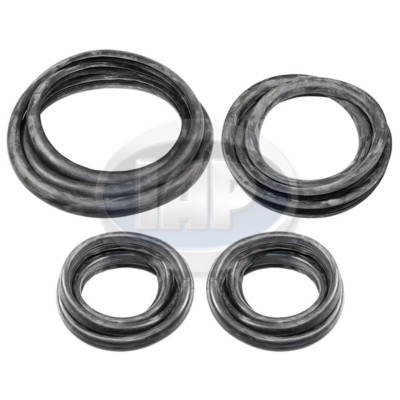 4PC Cal Look Window Rubber Seal Kit 133898121B Volkswagen Super Beetle 1973-1977