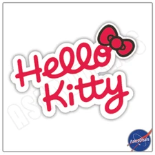 Hello Kitty Logo sticker Classic window laptop bumper vinyl decal