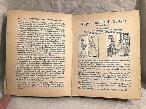 Daily Express Children's Annual No 4 - 1st 1933 - Seven Pop-Ups, Rupert the Bear - Imagen 8 de 12