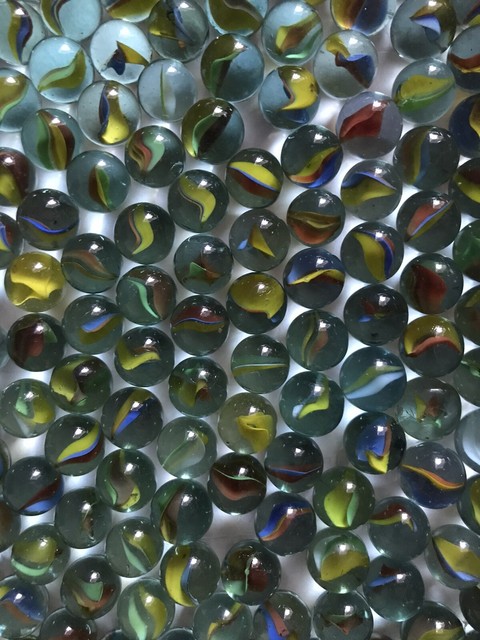 245 Green Cat's Eye Marbles - 3.25 lbs | eBay
