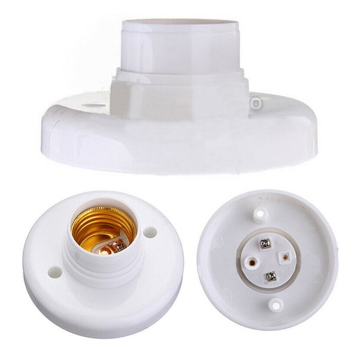 1/2/4Pcs E27 Screw Cap Socket Light Bulb Holder Fitting Light Lamp Stand/Base - Picture 3 of 14