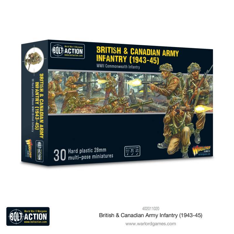 Thumbnail - British & Canadian Army Infantry (1943-45) Warlord Games Bolt Action