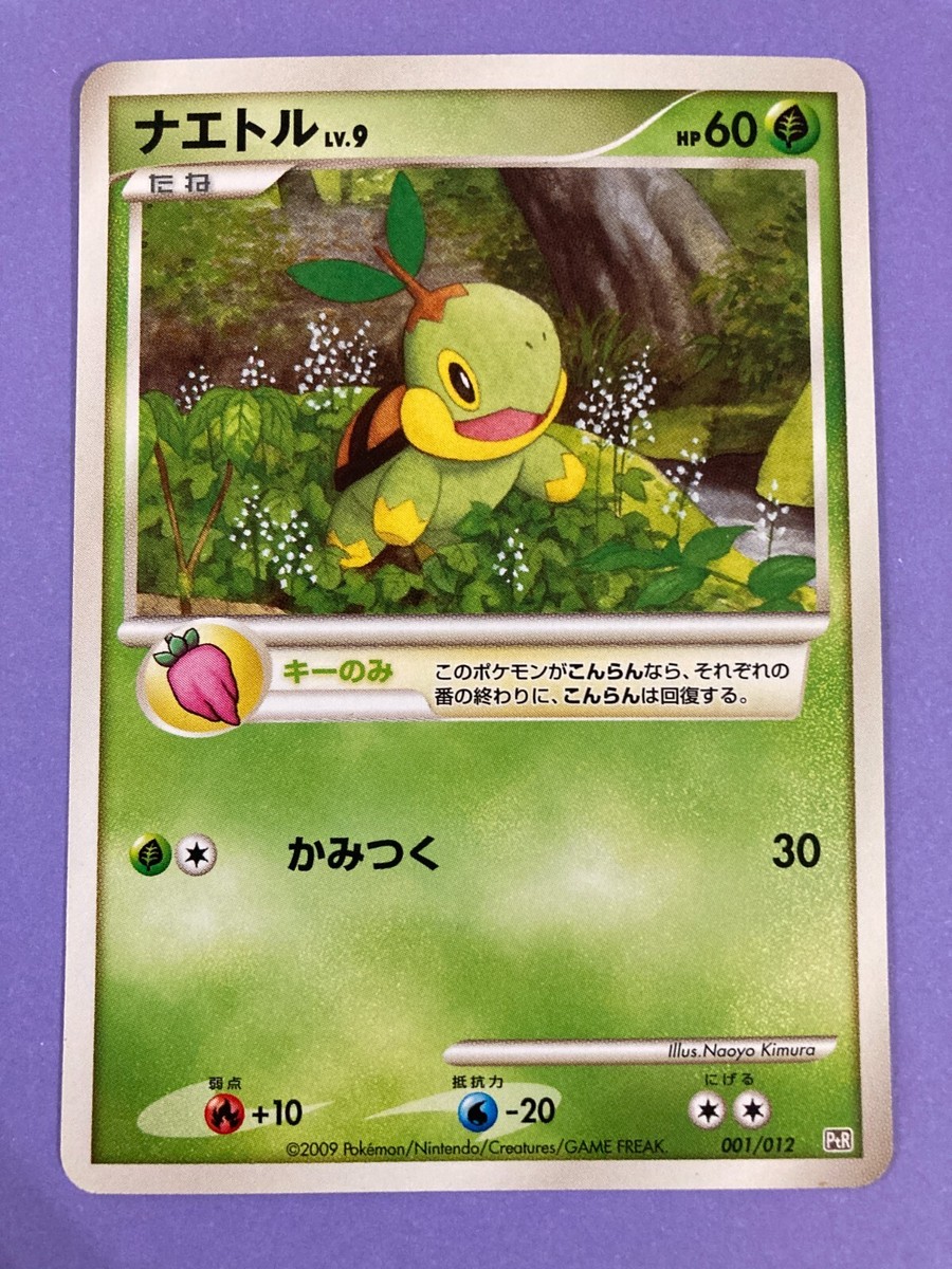 Pokemon Card 2009 Turtwig 001/012 Vintage TGC Nintendo Japanese F