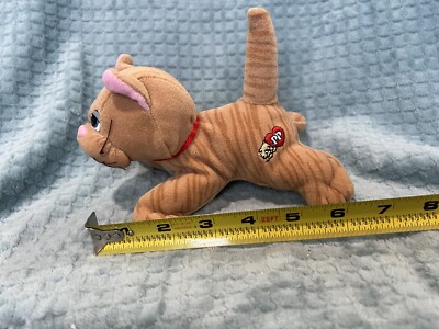 Vintage Tonka Pound Puppies Purries Kitty Cat Orange Tabby 6'' Plush Stuffed Toy