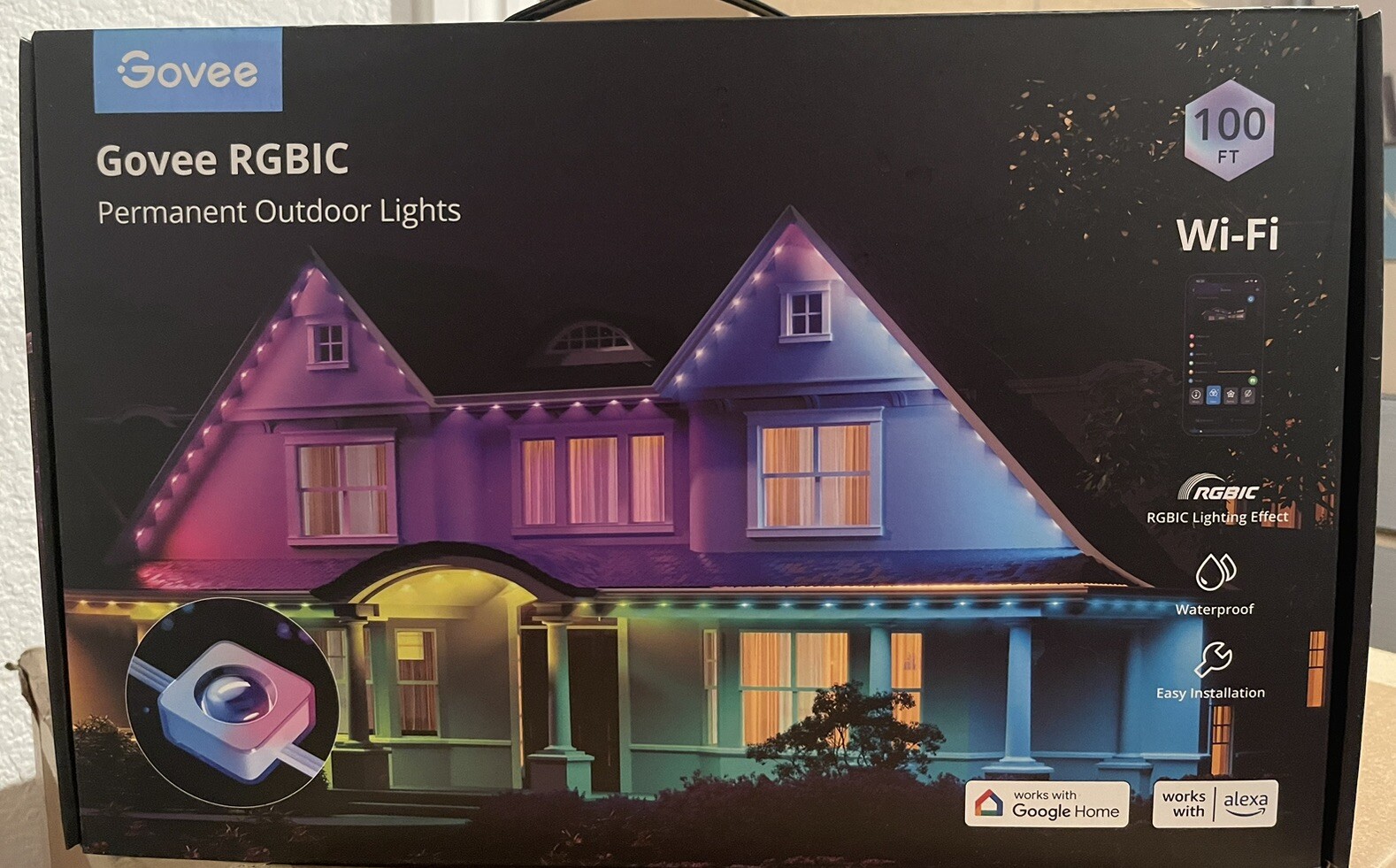 Govee H705A 100ft Smart RGBIC Outdoor Lights