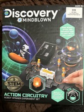NEW DISCOVERY MINDBLOWN ACTION CIRCUITRY ROBOT SPINNER EXPERIMENT SET Kid Gifts