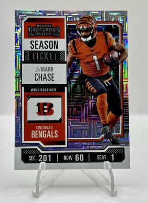 2023 Panini Contenders Ja'MARR CHASE Mojo Prizm Season Ticket
