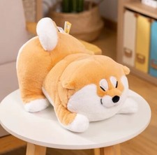 Shiba Inu Dog Pillow Plush Toy 15" Stuffed Animal Toddler Doll Gift for Kids