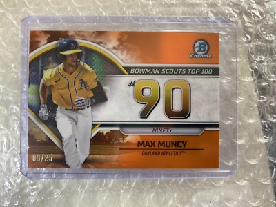 2023 Bowman Scouts Top 100 Max Muncy 08/25