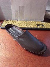 YiCeirnier Men Mules Clog Slippers Brown Sz US8-8.5/EU42 New with Minor Defect