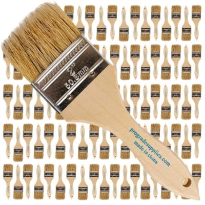 VERMEER 96Pk - 2" Chip Brushes for Paints, Stains, Varnishes, Glues & Gesso