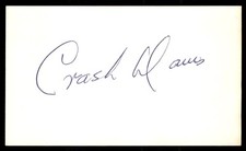 Crash Davis Baseball Signed Auto Autograph Index Card (no COA) *e1