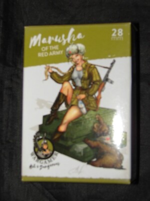WARGAMER MARUSHA 28 mm PERSONNAGE PLOMB A MONTER ET PEINDRE NEUF EN BOITE