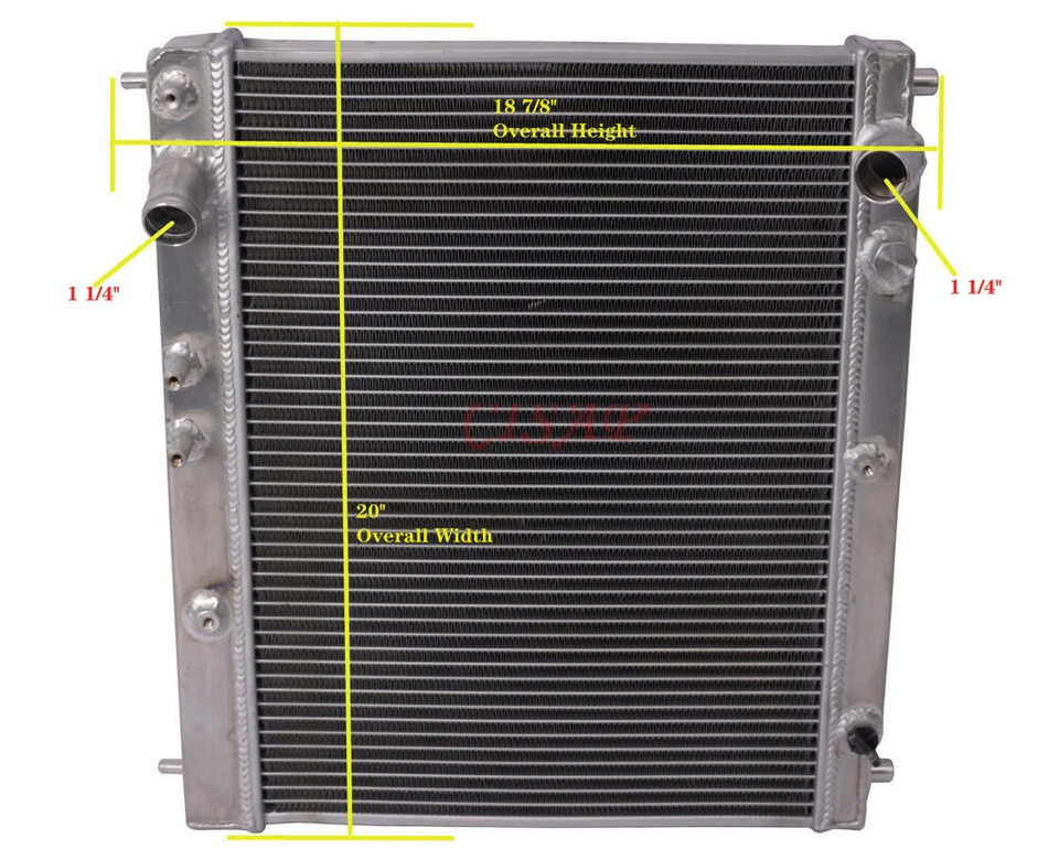 Radiador todo aluminio para Scion XA/XB 2004 2005 2006 1,5 L 2 filas MT Foto 2 de 4