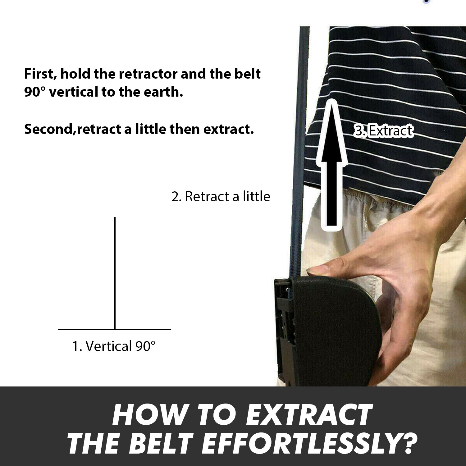 3 Point Retractable Car Seat Lap Belt For Chevy Cruze 2011 12 13 14 15 17 18 19