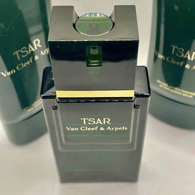 TSAR Van Cleef & Arpels MEN 3 PC GIFT SET 3.3oz 100ml EDT Spray