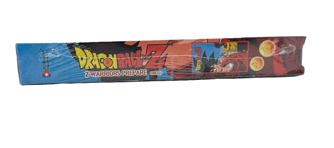 Dragon Ball Z ~ Z Warriors Prepare ~ Uncut VHS Tape ~ New Factory