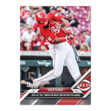 2024 TOPPS NOW MLB RECE HINDS CALL-UP #415 RECORD CINCINNATI REDS