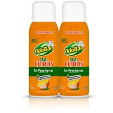 10 oz. Orange Citrus Air Freshener Spray - Natural Room Deodorizer 2-Pack