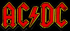 Back Patch - AC/DC Logo Heavy Metal Rock Music Band ACDC HUGE 8" Iron On 29003
