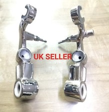 LAMBRETTA SERIES 2 3 CHROMED FORK LINKS DAMPER MOUNTS FITTED DRUM TYPE 