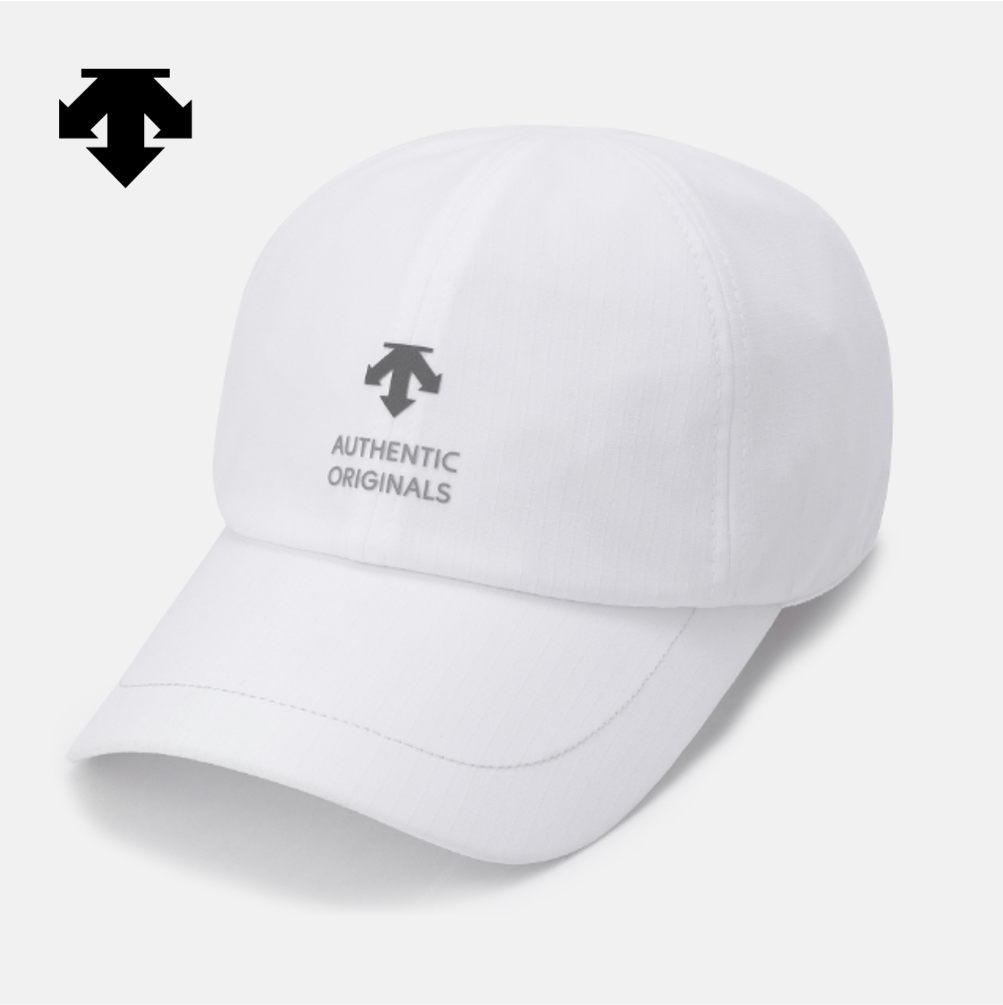 【DESCENTE】swiss triathlon ball cap NEW DESCENTE Running Lightweight Ballcap SQ123RCP10 WHITE