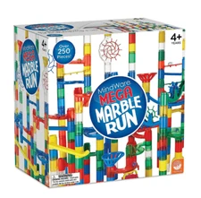 Mega Marble Run Building Set - 215 Durable Pieces and 40 Marbles. Ages 4 and Up.