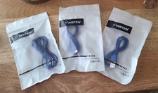 USB A to Micro USB Charge. Insten BLUE. 3Ft. Lot 3 Pc