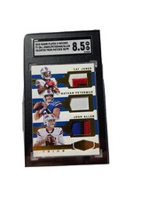 2018 Panini Josh Allen Plates and Patches Talented Trios, 38/99 Rare RC SGC 8.5
