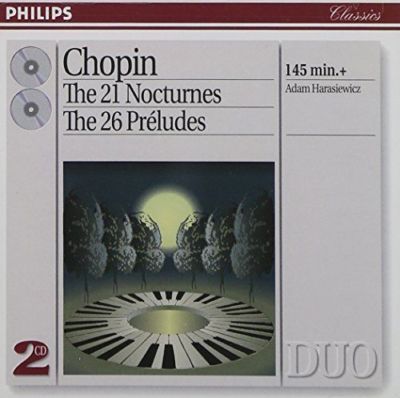 CHOPIN - THE 21 NOCTURNES, THE 26 PRELUDES - A.HARASIEWICZ -2CD PHILIPS CLASSICS