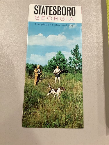 Statesboro Georgia Vintage Brochure Flyer