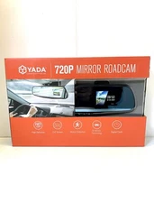 YADA 720p Rear View Mirror Road Cam 2.4' Screen 120° Angle Motion Detection New