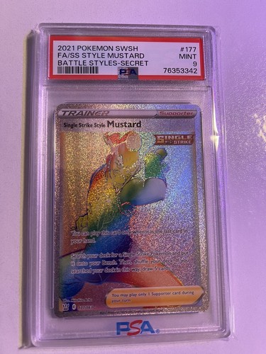Single Strike Style Mustard graded PSA 9 for sale on eBay