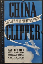 China Clipper 1936 GENUINE 11X17 UNCUT VF+ PRESSBOOK HUMPHREY BOGART PAT O'BRIEN