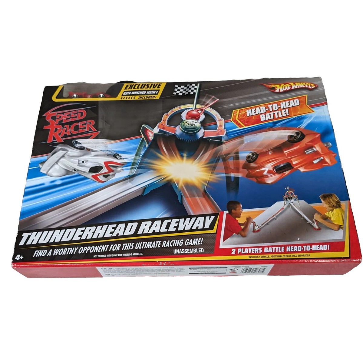 Hot Wheels Speed Racer Thunderhead Raceway Set w/ Car - New