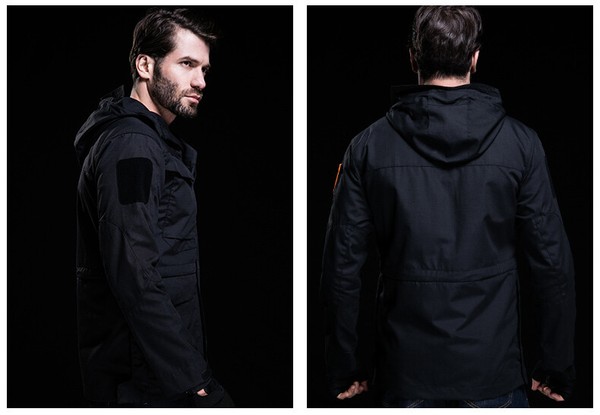 Chaqueta negra  de buena calidad estilo TAD Talla  XL envio  24/48h