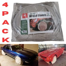 Heavy Canvas Tire Cover Wheel Masker 4 Pack S...