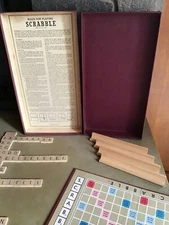 Vintage SCRABBLE Crossword Game By Selchow & Righter Co. R1953
