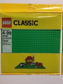 Two LEGO Classic Green Baseplates, #10700 Building Toy, Brand New in Package
