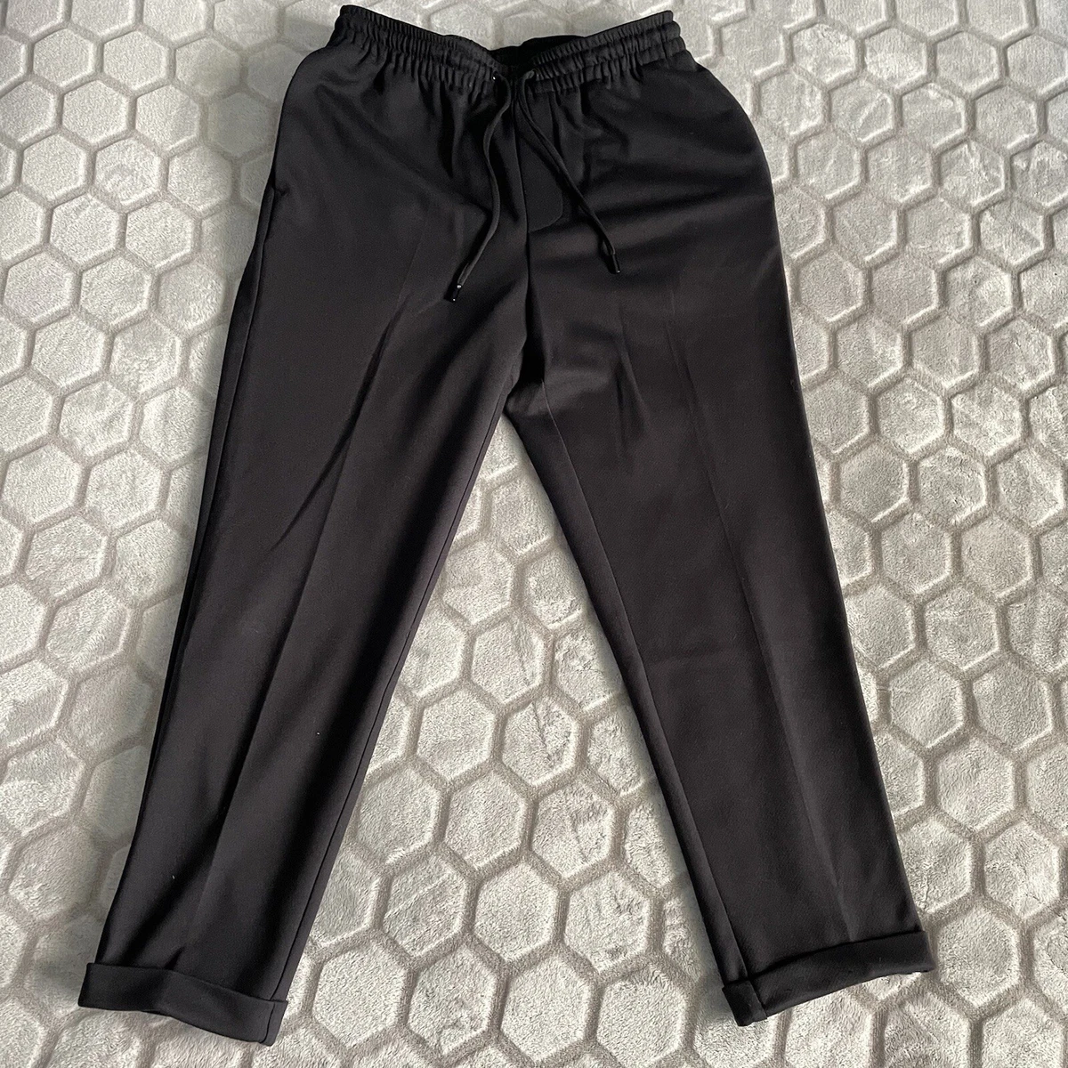 Zara mens cropped trousers sale