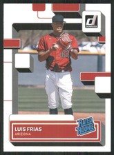 2022 Donruss #63 Luis Frias RR RC Arizona Diamondbacks 45597