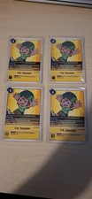 4 x BT1-087 T.K. Takaishi Rare Digimon - Original Print - Playset