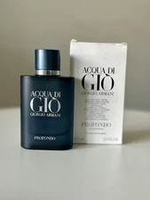 Acqua Di Gio PROFONDO EDP by Giorgio Armani, 2.5 oz Men’s Eau De Parfum Tst