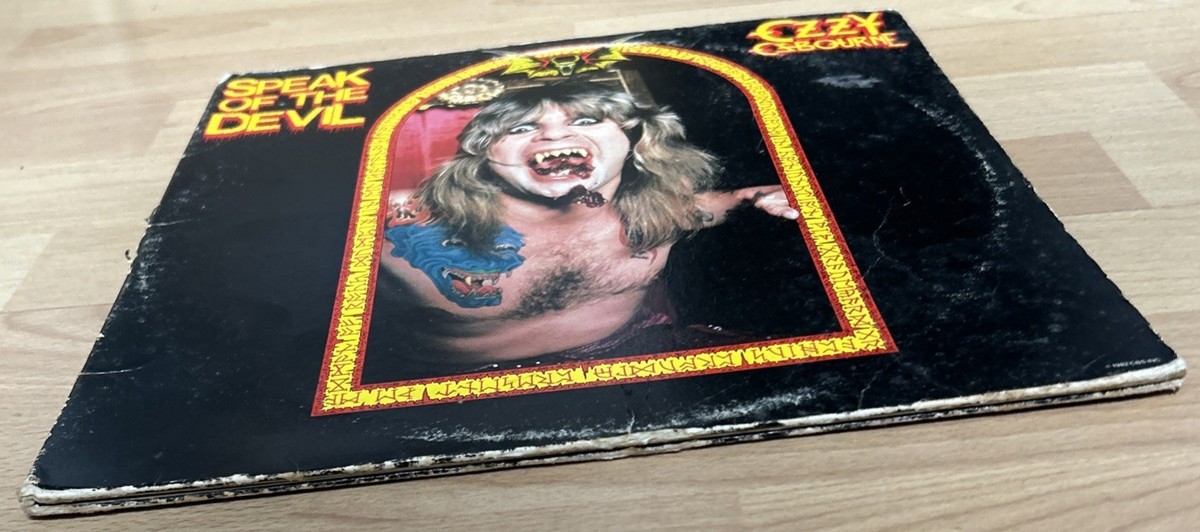 Ozzy Osbourne Torn Used Original OEM Speak Of The Devil (Outer