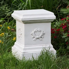 Statuary Garden Base Riser, Large, Classic Plinth, decorative stand garden patio
