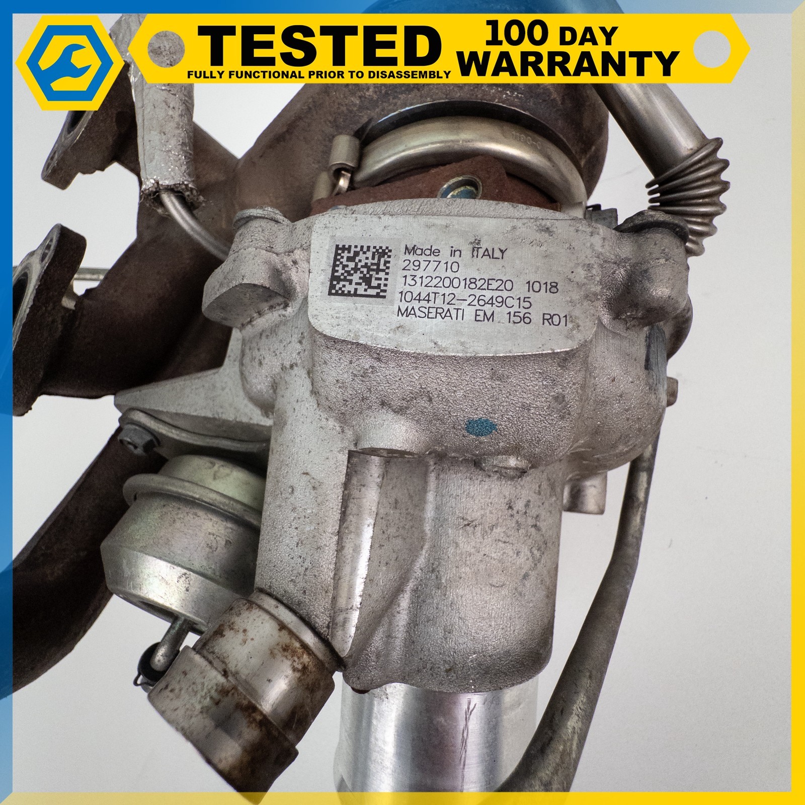 14-19 MASERATI QUATTROPORTE GHIBLI 3.0L RIGHT TURBOCHARGER EXHAUST MANIFOLD OEM