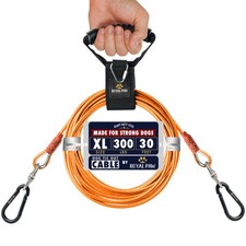 Dog Tie Out Cable - Tie Out Cable for Dogs up to 300 lbs - Use Dog Tie-Outs...