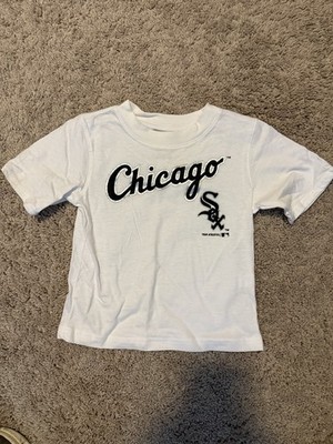 Team Athletics Chicago White Sox Toddler T-Shirt 3T Cotton Jersey Logo Tee